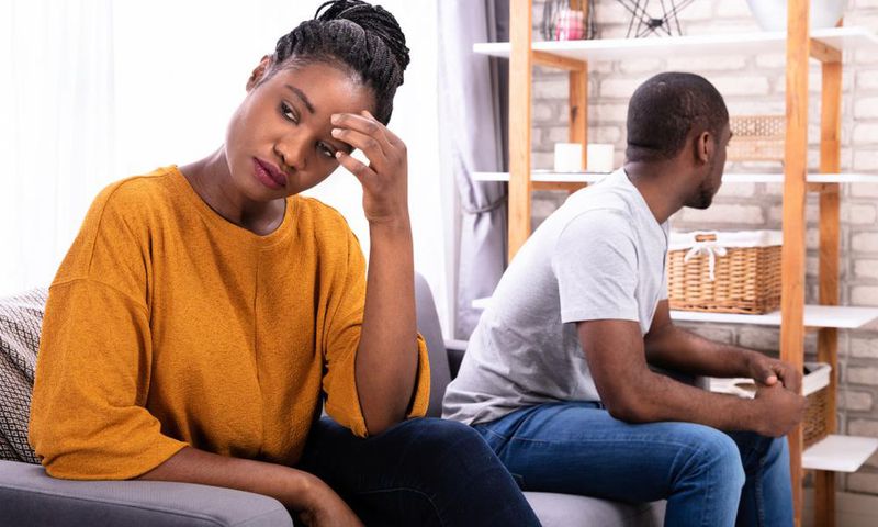 An unhappy couple