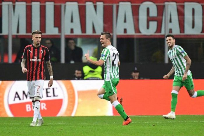 Argentina midfielder Giovani Lo Celso hit the winner for Real Betis at the San Siro