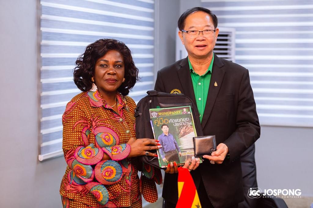 Jospong Group leads global Thai waste management company to call on Sanitation Minister