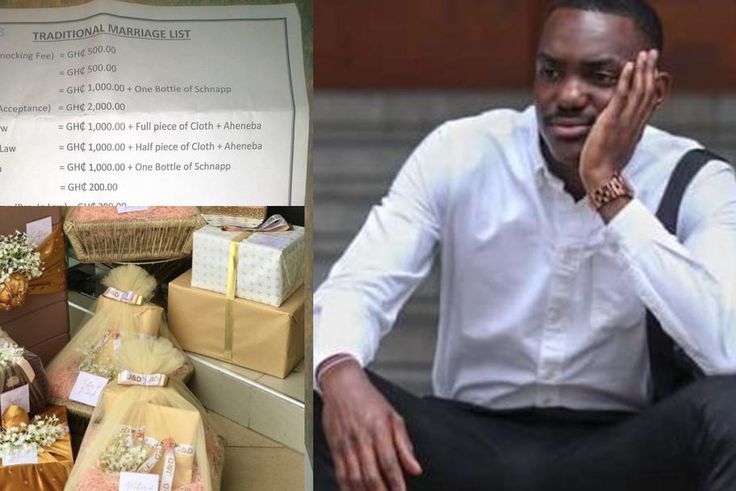 Ghanaians divided as long marriage list emerges: “Are they selling the lady?”