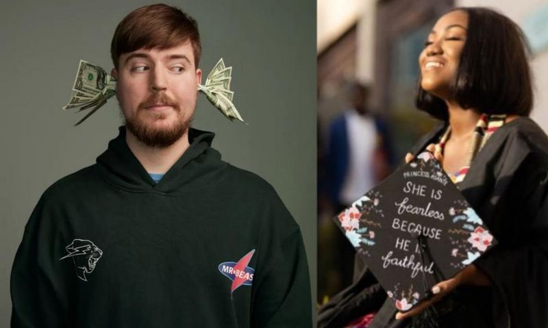 Ghanaian social media user wins $25,000 in Mr. Beast's free giveaway