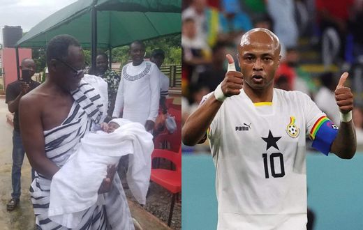 Andre Ayew Jnr: Baby born in Dormaa named after Black Stars captain
