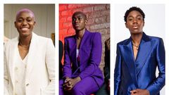 5 times Asisat Oshoala rocked a suit [Instagram]