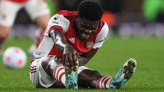 Thomas Partey misses Arsenal vs Sevilla Champions League game due to muscle injury