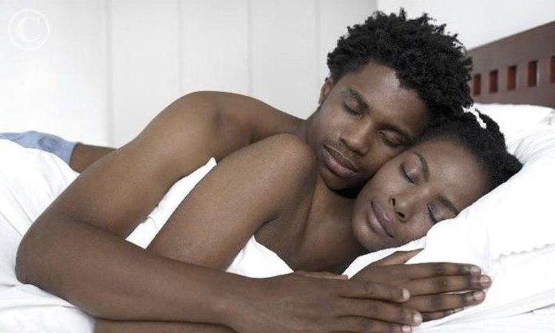 Couple sleeping