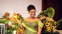 Bride in kente