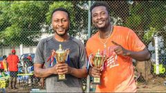 Asamoah Gyan and Baffour Gyan