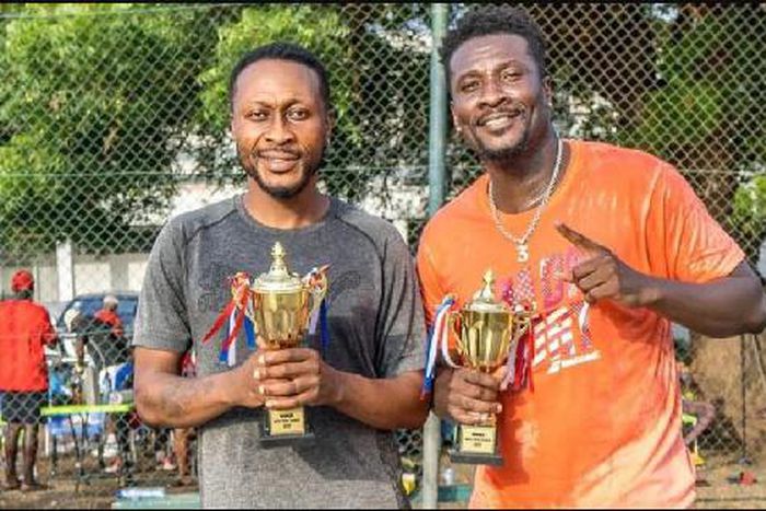 Asamoah Gyan and Baffour Gyan