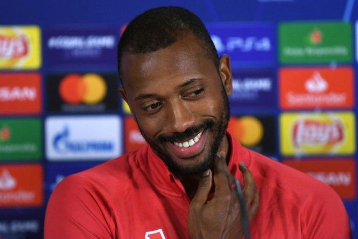 Lokomotif Moscow's Portuguese midfielder Manuel Fernandes, pictured September 17, 2018, scored one of the two goals after 81 minutes