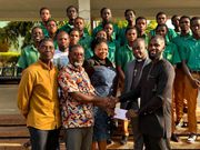 Felix Manford donates to alma mata