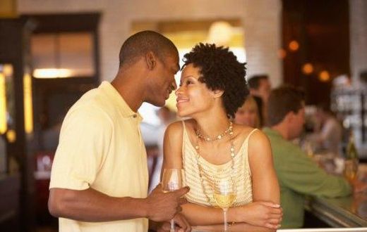 Lovers on a date