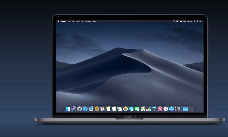 macbook macos mojave dark mode