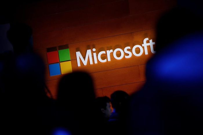 The Microsoft logo. Drew Angerer/Getty Images