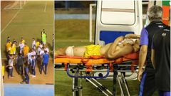 Crazy scenes in Brazil as police officer shoots goalkeeper during football game (Video)