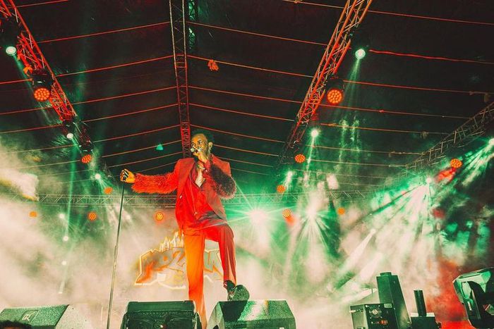 Black sherif at Mozama. Pic source: robphotographygh