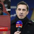 Partey lost form in the most important part of the season – Gary Neville