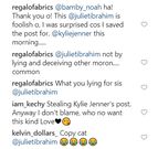 Instagram comment