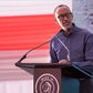 President Paul Kagame during the launch of Mara phones. (Twitter)