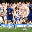 Chelsea's Eden Hazard celebrates scoring their third goal in a 4-1 win at home to Cardiff
