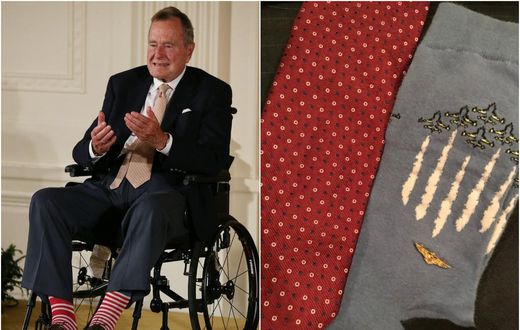 george h.w. bush wide