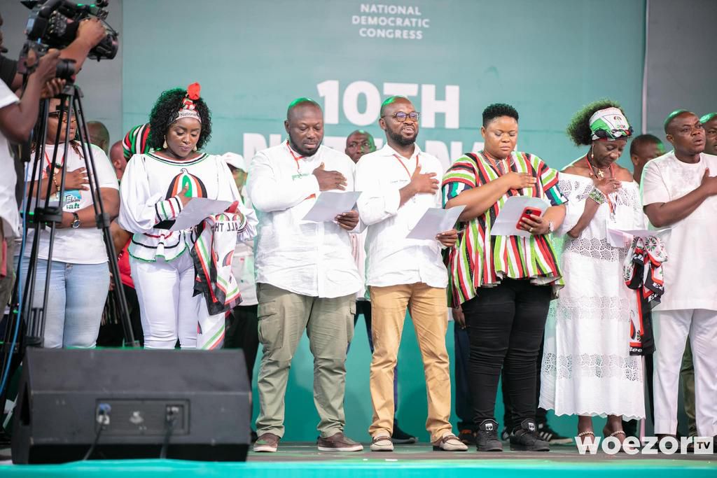 NDC National Executives, First  Anniversary
