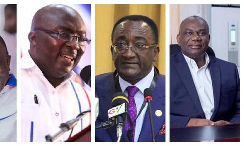 Alan Kyerematen, Dr Mahamudu Bawumia, Owusu Afriyie Akoto and Boakye Agyarko