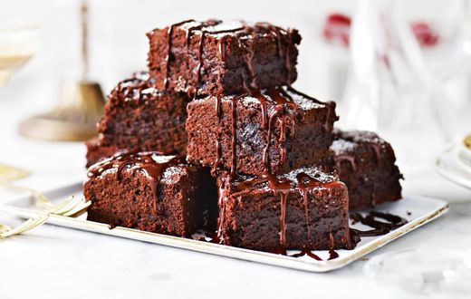 Gingerbread brownies