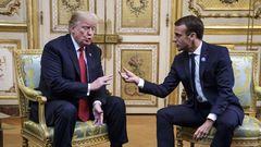 trump macron