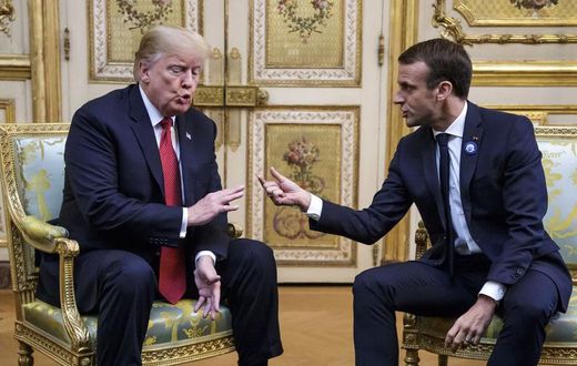 trump macron