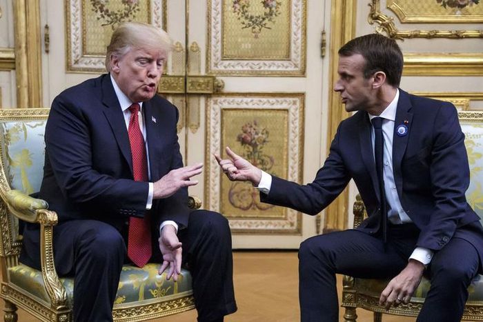 trump macron