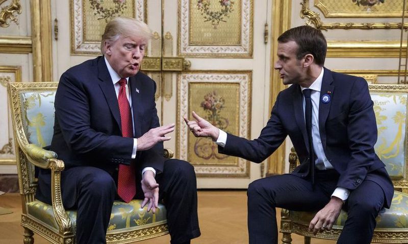 trump macron