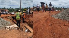 Road constructions begin in Assin North a day after EC announced by-election date