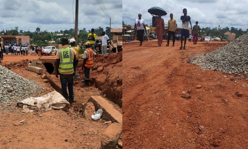 Road constructions begin in Assin North a day after EC announced by-election date