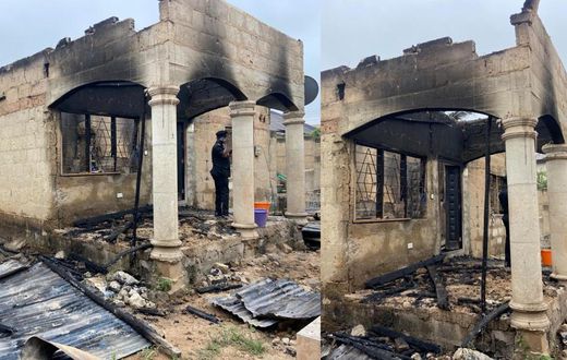28-year-old mother and 2 little daughters burnt to death after fire guts house