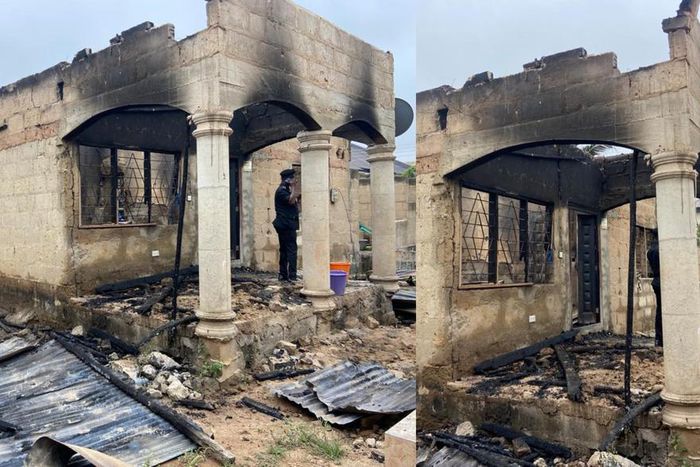 28-year-old mother and 2 little daughters burnt to death after fire guts house