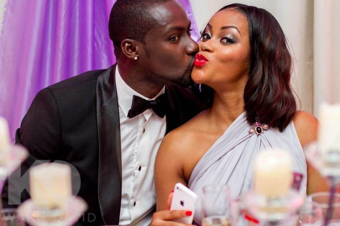 Chris Attoh and ex-wife, Damilola