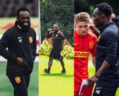 Rare photos of Michael Essien in his coaching element at Nordsjaelland