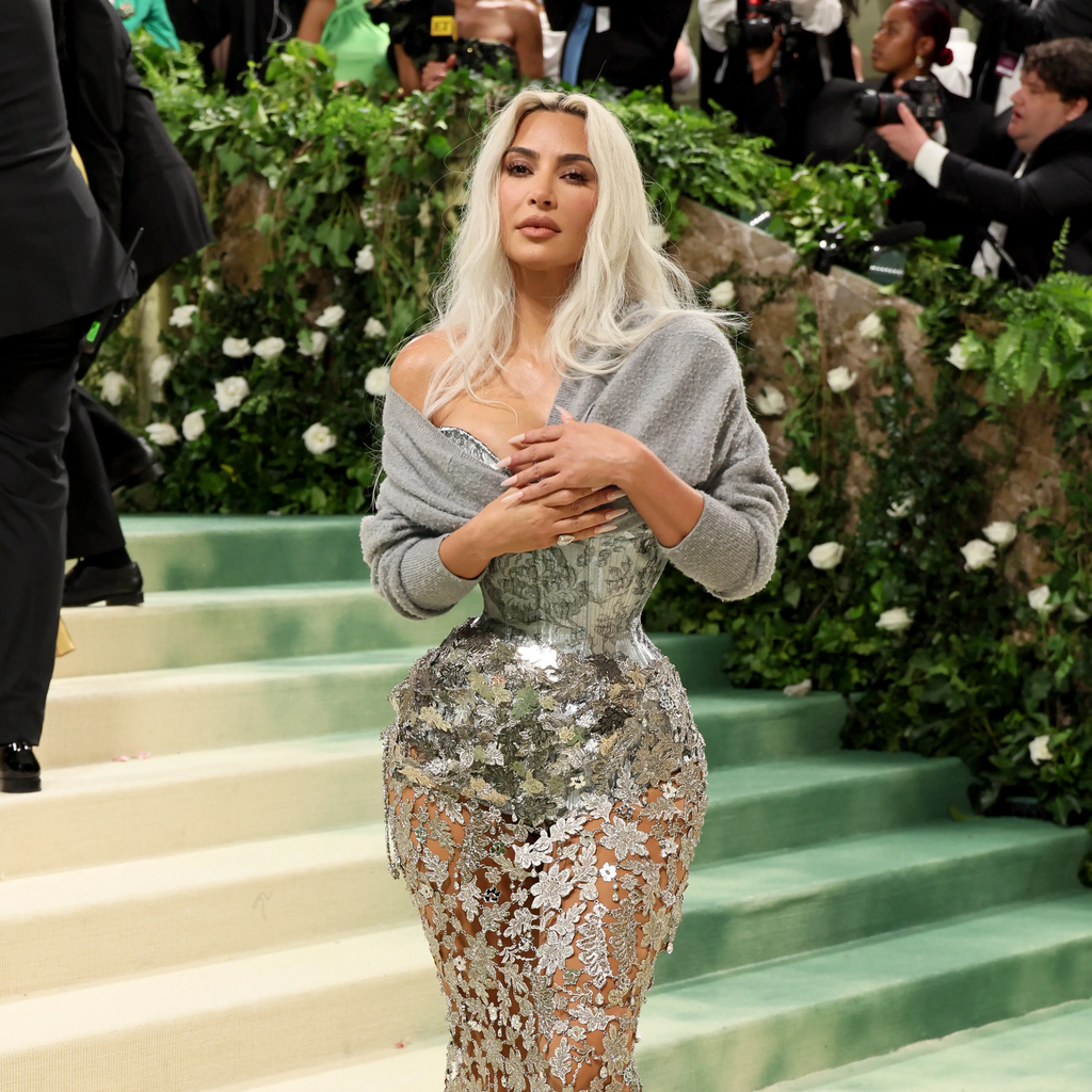 Kim K at the Met Gala 2024 [Vogue]