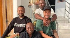 Abedi Ayew Pele and his sone