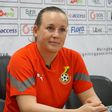 Black Queens boss Nora Hauptle at press conferene (Photo by Rahel Osterwalder)