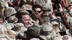 10 photos that show former President George H.W. Bush's lifelong dedication to the US military