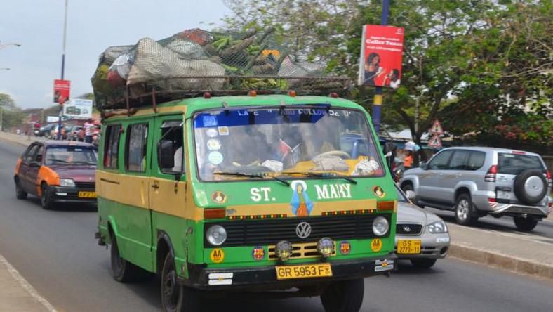 Trotros are the main mode of transport for many Ghanaians