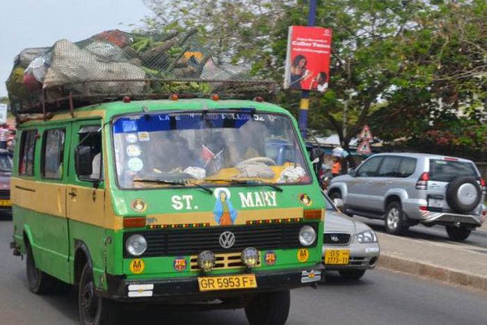 Trotros are the main mode of transport for many Ghanaians