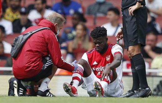 Mikel Arteta says Thomas Partey’s injury doesn’t look good