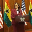 US Vice President, Kamala Harris with President Nana Addo Dankwa Akufo-Addo