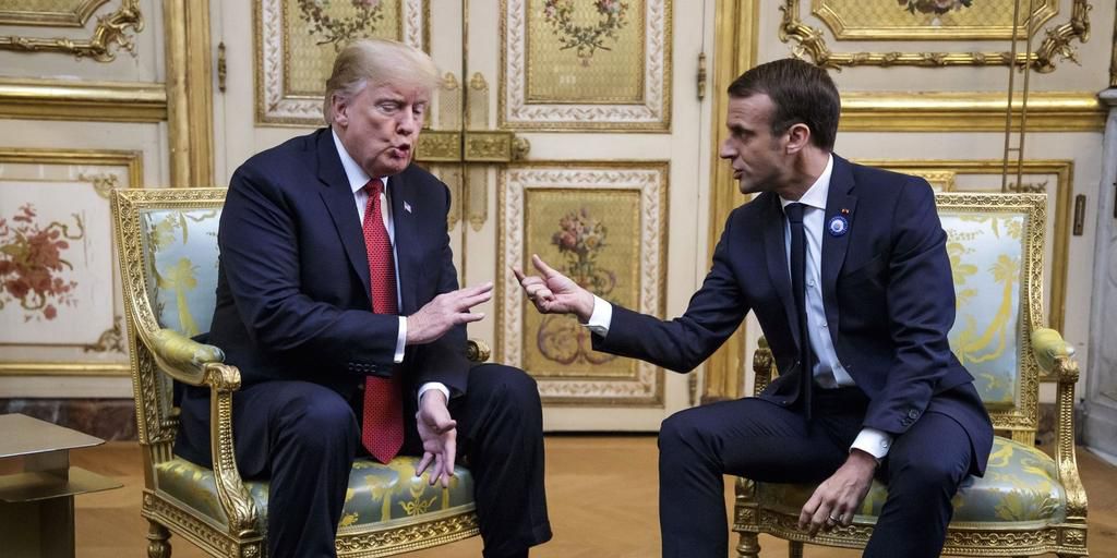 trump macron