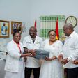 John Mahama at Dodowa hospital