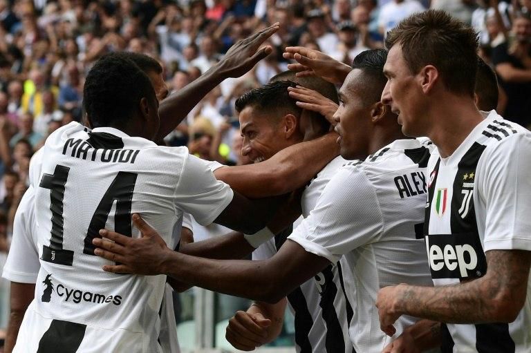 Cristiano Ronaldo helped Juventus keep their 100 percent record after four games.