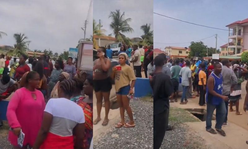 Angry customers storm 'susu company' as manager allegedly flees to the US