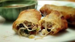 How to prepare spring rolls with bean sprout